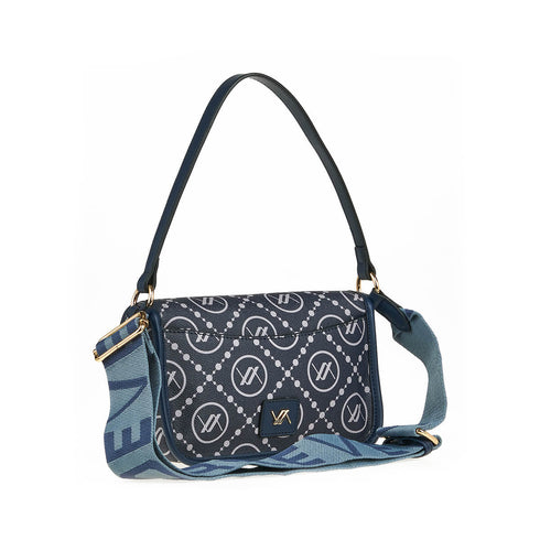 Verde Γυναικεία Τσάντα Χιαστί 16-7431  Μπλε